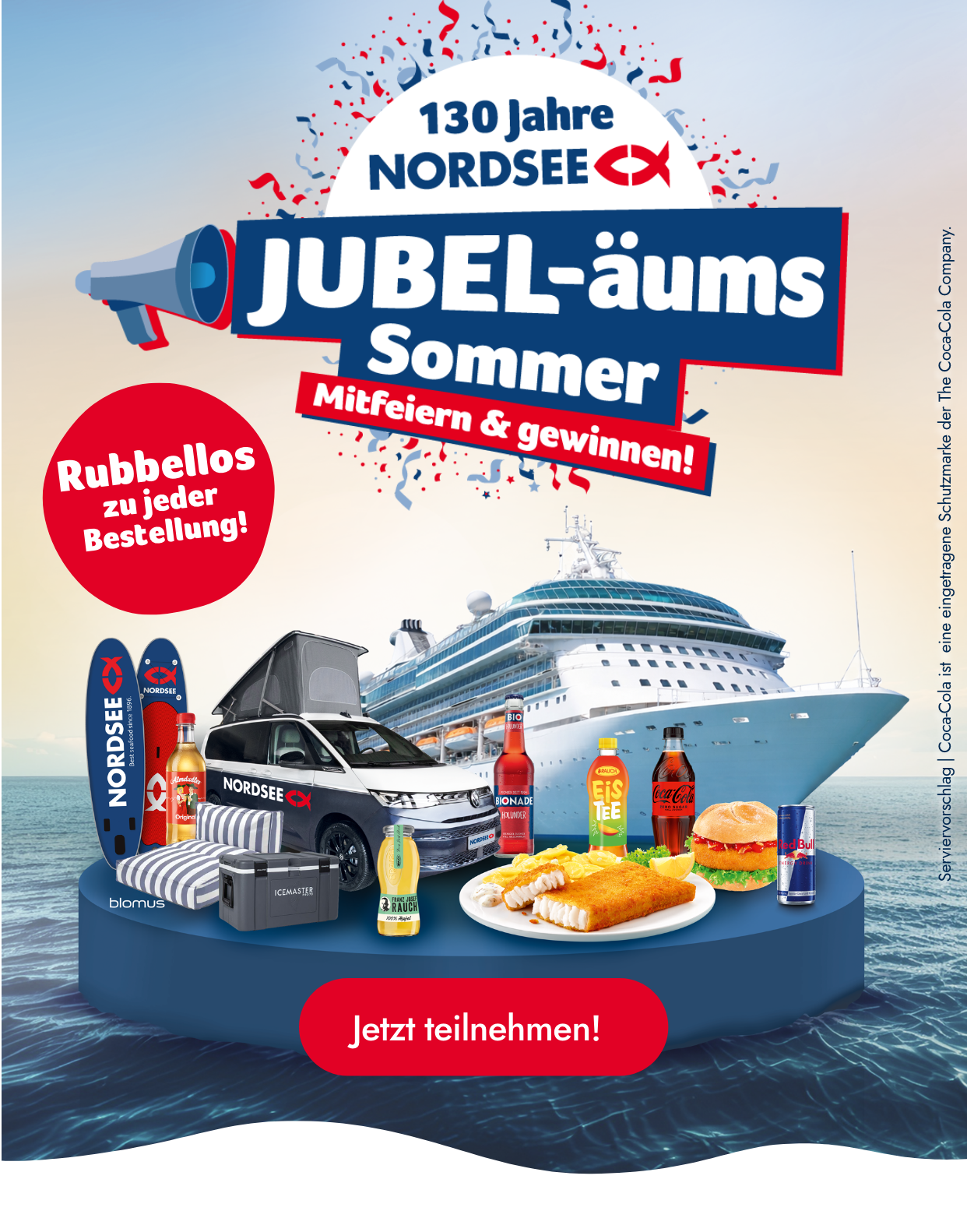 130 Jahre NORDSEE JUBELäums Sommer